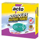 Acto spirales moustiques et moustiques tigres - 10 spirales