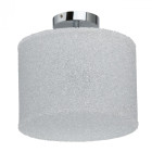 Plafonnier chromé megapolis 2 ampoules 29 cm