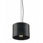 Adegan manila, suspension anthracite e27 24w, chaîne & mousqueton incl