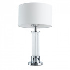 Lampe de table chromée crystal 1 ampoule 60 cm