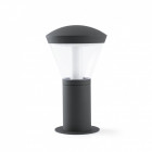 Borne de jardin gris foncé shelby