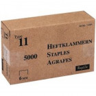 Agrafe n° 11 (140), acier, Long. : 6 mm