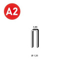 Agrafes E inox A2 - Longueur au choix