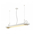 Aixlight r2 office led, susp, blanc, led + 2xes111, max. 75w, 122,5cm