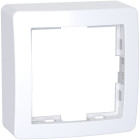 Alréa, cadre saillie standard simple, 62x62mm, profondeur 31mm, blanc polaire (alb61441p)