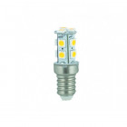 Ampoule led e14 12v/24v 2,5 watt (eq. 20 watt) 13 leds - couleur - blanc chaud 3000°k