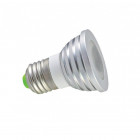 Ampoule led e27 3 watt (eq. 35 watt) rgb - couleur - rgb