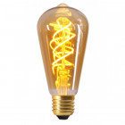 Ampoule led E27 Twisted & Loop ST64 5 watt (eq. 37,5 watt) - Couleur eclairage - Blanc chaud 2100°K