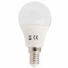 Ampoule led ronde e14 4w blanc/froid