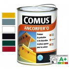 Ancorfer'o 0,75l rouge sécurité - peinture-laque de finition antirouille en phase aqueuse pour métaux et autres supports (bois, plâtre...) - comus