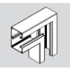 Angle plat pour Plinthe Electrique Appareillable PVC 65 x 100 mm Angle plat pour Plinthe Electrique Appareillable PVC 65 x 100 mm