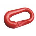 Anneaux brisés plastique rouge, diamètre 10 mm, boîte de 10 pièces