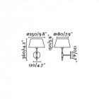 Aplique murale beige mitic 1 ampoule