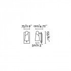 Aplique murale blanche lao