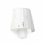 Aplique murale blanche mix 1 ampoule h22,5 cm