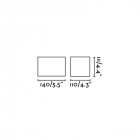 Aplique murale de jardin blanche sunset 2 ampoules