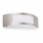 Aplique murale de jardin nickel mat dorval-1 1 ampoule