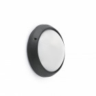 Aplique murale de jardin noire radio 1 ampoule