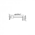 applique murale nickel satiné leser