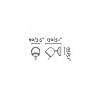 Aplique murale  stone 1 ampoule