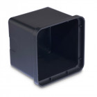 Applique 3000k basic, polycarbonate, noir