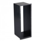Applique 4000k micenas line, aluminium et verre, gris