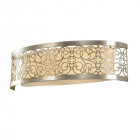 Applique arabesque, feuilles d'argent, 17 cm