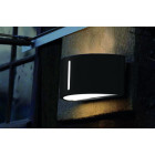 Applique bonn, fonte d'aluminium et polycarbonate, graphite