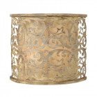 Applique carabel, champagne, 2 ampoules