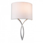 Applique conrad 51 cm, avec abat-jour crème