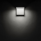 Applique corner, aluminium et polycarbonate, blanc