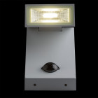 Applique d'extérieur blanche street 1 ampoule 12 cm