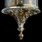 Applique d'extérieur laiton street 2 ampoules 26 cm