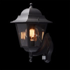 Applique d'extérieur noire street 1 ampoule 27 cm