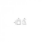 Applique de jardin loyd led 75 cm 1 ampoule