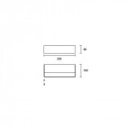 Applique décorative toppi led 18 ampoules
