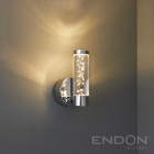 Applique essence, chrome et acrylique, 1 led