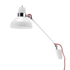 Applique flex, acier, blanc et chrome