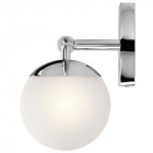 Applique jasper, chrome poli, verre opale, 3 led