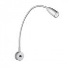 Applique led bed 5 cm, aluminium gris