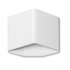 Applique led jet, aluminium blanc