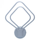 Applique murale argentée techno   7 cm