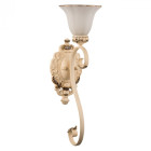 Applique murale beige country 1 ampoule 22 cm