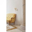 Applique murale beige country 1 ampoule 26 cm