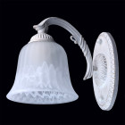 Applique murale blanche classic 1 ampoule 35 cm