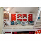 Applique murale blanche flora 1 ampoule 17 cm