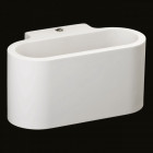 Applique murale blanche megapolis 1 ampoule 10 cm