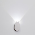 Applique murale blanche megapolis 1 ampoule 4 cm