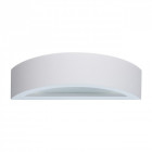 Applique murale blanche megapolis 1 ampoule 8 cm