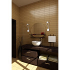 Applique murale blanche techno 1 ampoule 13 cm